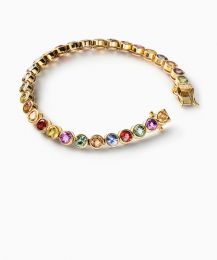 Rainbow Bracelet fancy sapphires
