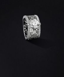 Couture ring – Wit goud en diamanten