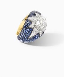 Nuit Etoilée Bague saphirs bleus