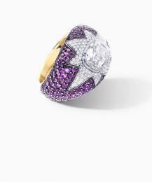 Nuit Etoilée Bague rubis diamant