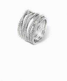 Alize Bague or Blanc diamants