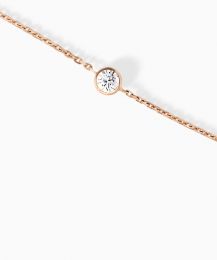 Kiss Me Pink gold Bracelet diamond