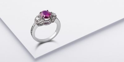 ruby ring diamonds