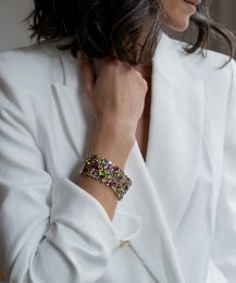 CONFETTI BRACELET - mix of fine stones